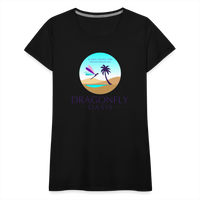 Thumbnail for Women's Dragonfly Oasis V.1 Premium T-Shirt - black