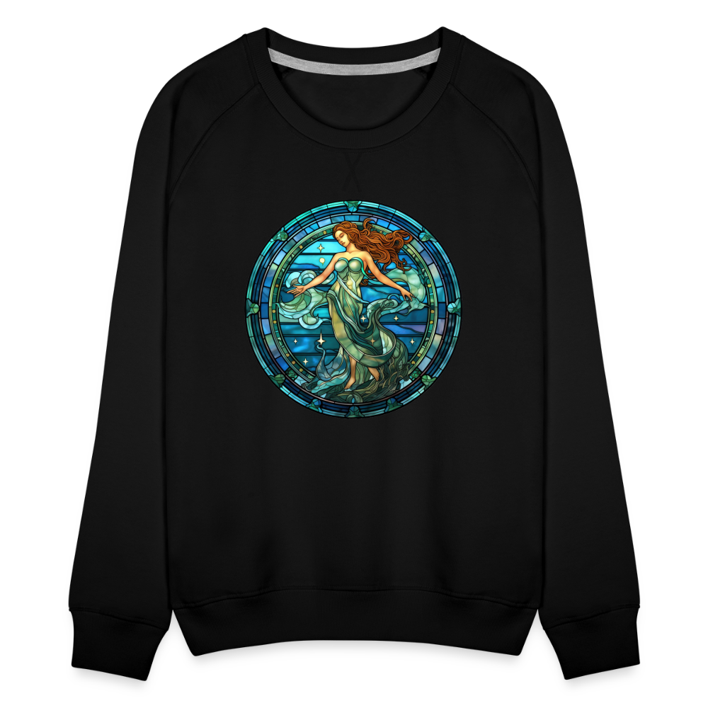 Women’s Mosaic Aquarius Premium Sweatshirt - black