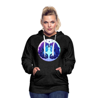 Thumbnail for Women’s Magic Gemini Premium Hoodie - charcoal grey