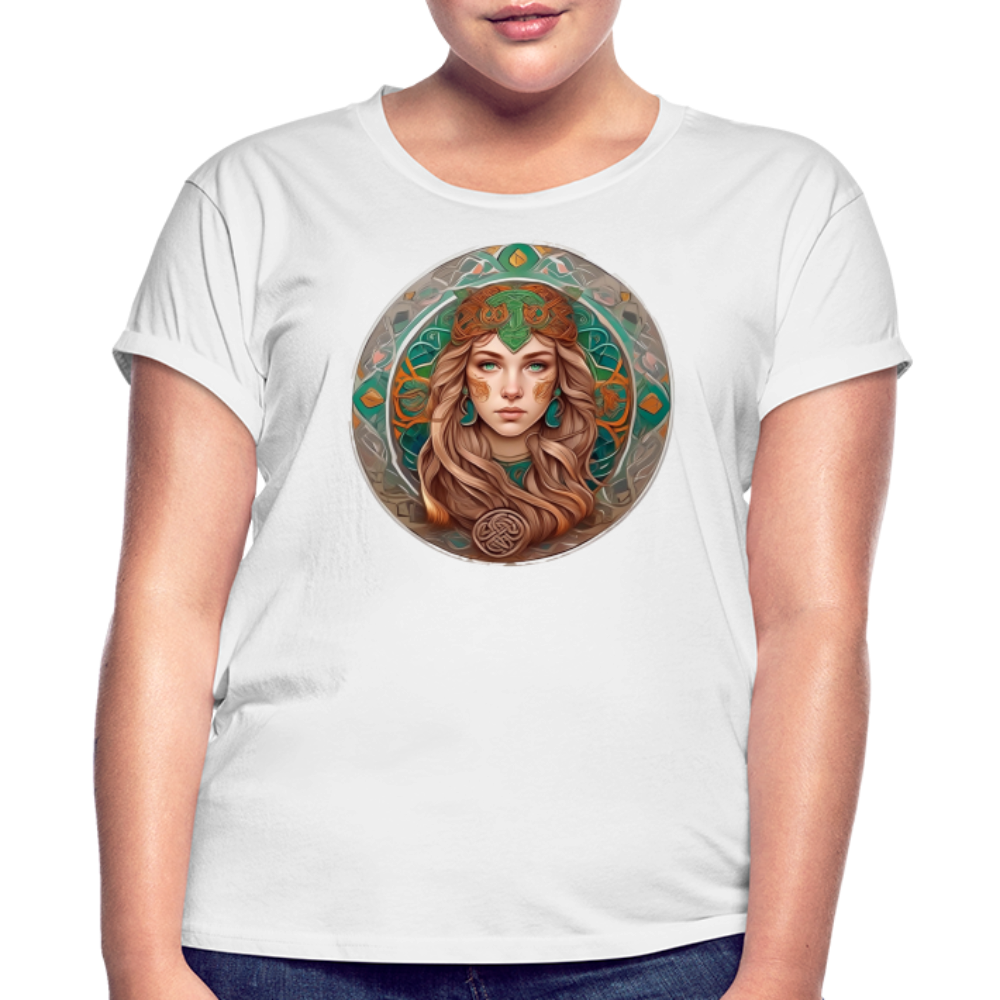 Women's Mythical Virgo Relaxed Fit T-Shirt - white