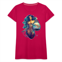 Thumbnail for Women’s Mythical Aquarius Premium T-Shirt - dark pink