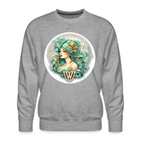 Thumbnail for Men’s Symbol Virgo Premium Sweatshirt - heather grey