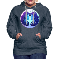 Thumbnail for Women’s Magic Gemini Premium Hoodie - heather denim