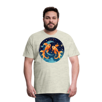 Thumbnail for Men's Magic Pisces Premium T-Shirt - heather oatmeal