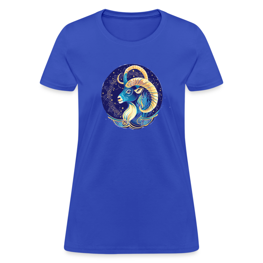 Women's Mythical Capricorn T-Shirt - royal blue