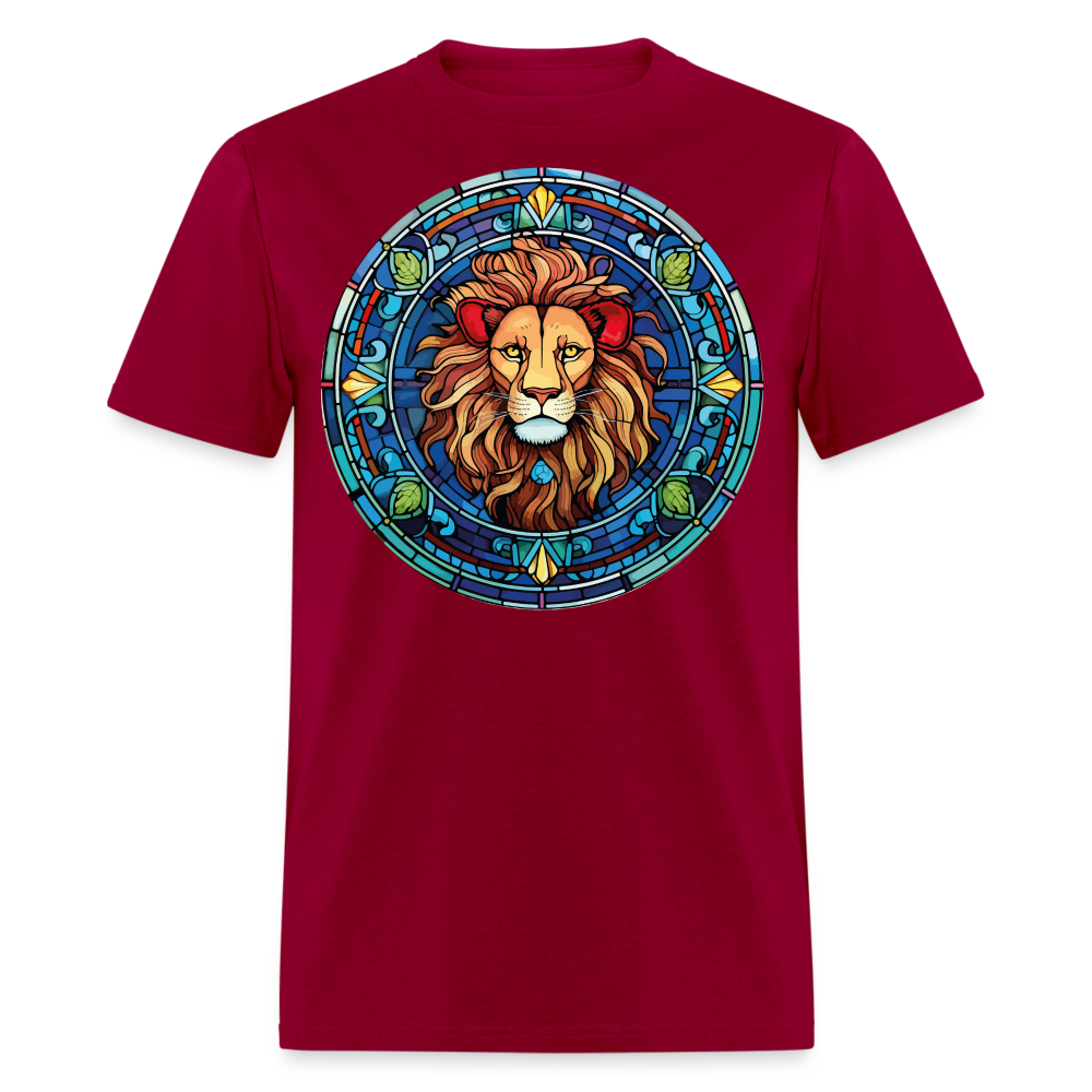 Men's Mosaic Leo Classic T-Shirt - dark red