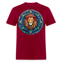 Thumbnail for Men's Mosaic Leo Classic T-Shirt - dark red