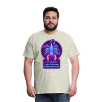 Thumbnail for Men's Neon Scorpio Premium T-Shirt - heather oatmeal