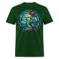 Thumbnail for Men's Mosaic Aquarius Classic T-Shirt - forest green