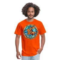 Thumbnail for Men's Mosaic Sagittarius Classic T-Shirt - orange