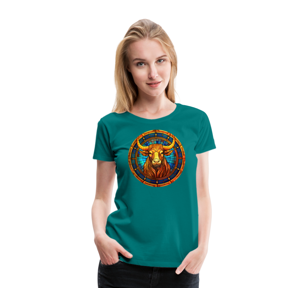 Women’s Mosaic Taurus Premium T-Shirt - teal