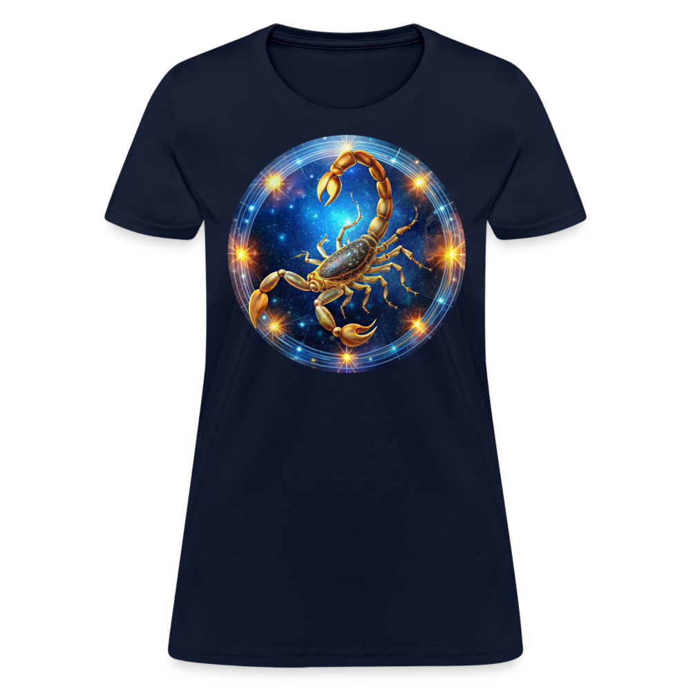 Women's Mystic Scorpio T-Shirt - navy