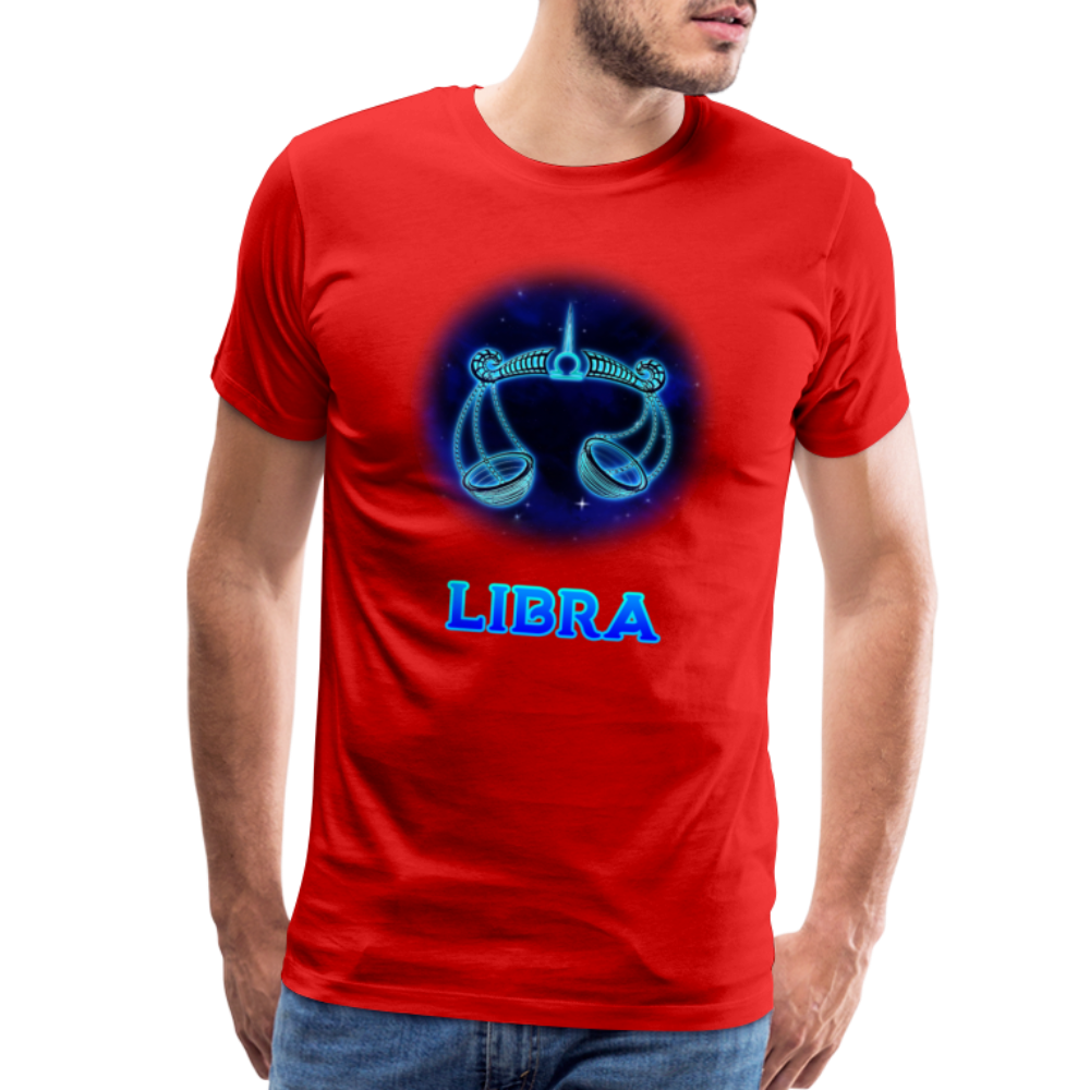 Men's Libra Premium T-Shirt - red