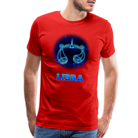 Thumbnail for Men's Libra Premium T-Shirt - red