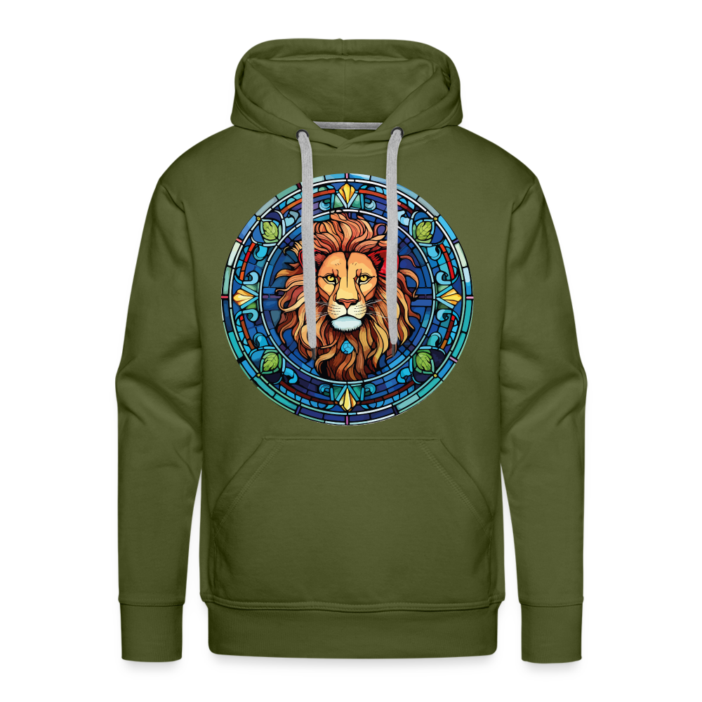 Men’s Mosaic Leo Premium Hoodie - olive green