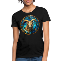 Thumbnail for Women's Mosaic Capricorn T-Shirt - black