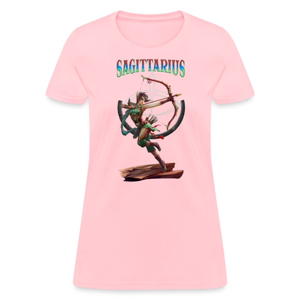 Astral Sagittarius Women's T-Shirt - pink