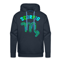 Thumbnail for Men's Power Words Scorpio Premium Hoodie - navy