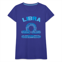 Thumbnail for Women's Power Words Libra Premium T-Shirt - royal blue