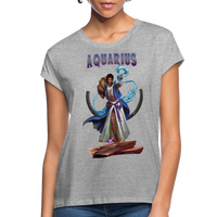 Thumbnail for Women's Astral Aquarius Relaxed Fit T-Shirt - heather gray