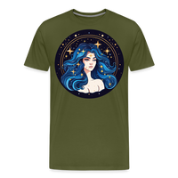 Thumbnail for Men's Magic Virgo Premium T-Shirt - olive green