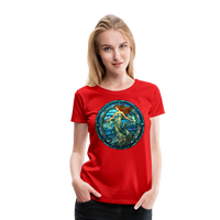 Thumbnail for Women’s Mosaic Aquarius Premium T-Shirt - red