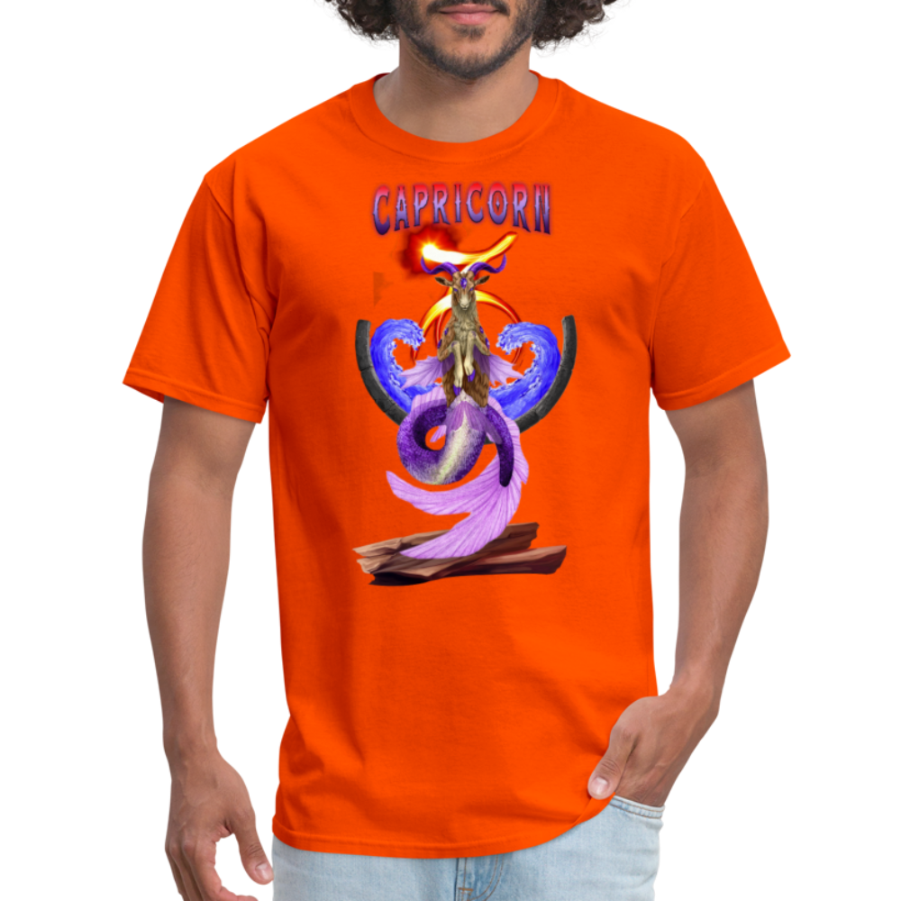 Men's Astral Capricorn Classic T-Shirt - orange