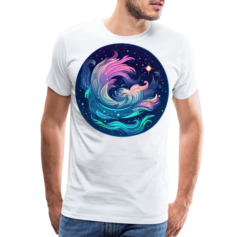 Men's Magic Aquarius Premium T-Shirt - white