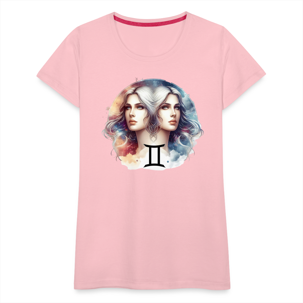 Women’s Mythical Gemini Premium T-Shirt - pink