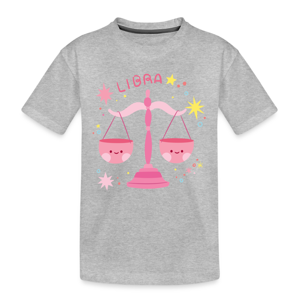 Kid’s Pinky Libra Premium Organic T-Shirt - heather gray