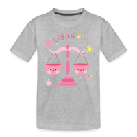 Thumbnail for Kid’s Pinky Libra Premium Organic T-Shirt - heather gray