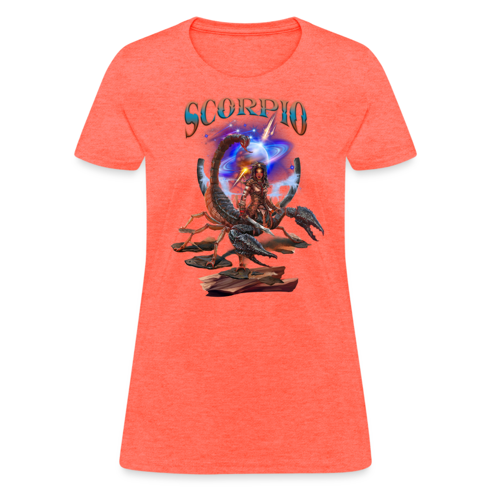 Women's Astral Scorpio T-Shirt - heather coral