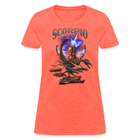 Thumbnail for Women's Astral Scorpio T-Shirt - heather coral