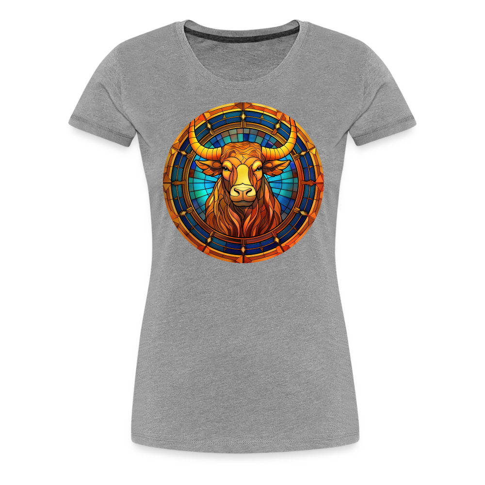 Women’s Mosaic Taurus Premium T-Shirt - heather gray