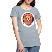 Thumbnail for Women's Symbol Leo Premium T-Shirt - heather ice blue