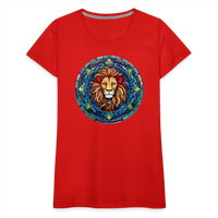 Thumbnail for Women's Mosaic Leo Premium T-Shirt - red