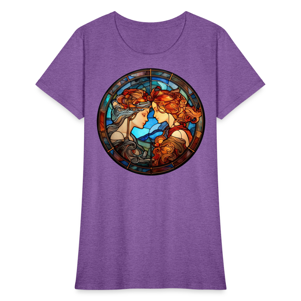 Women's Mosaic Gemini T-Shirt - purple heather