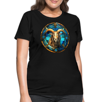 Thumbnail for Women's Mosaic Capricorn T-Shirt - black