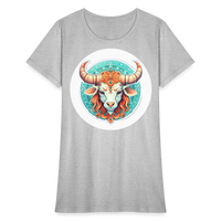 Thumbnail for Women's Symbol Taurus T-Shirt - heather gray