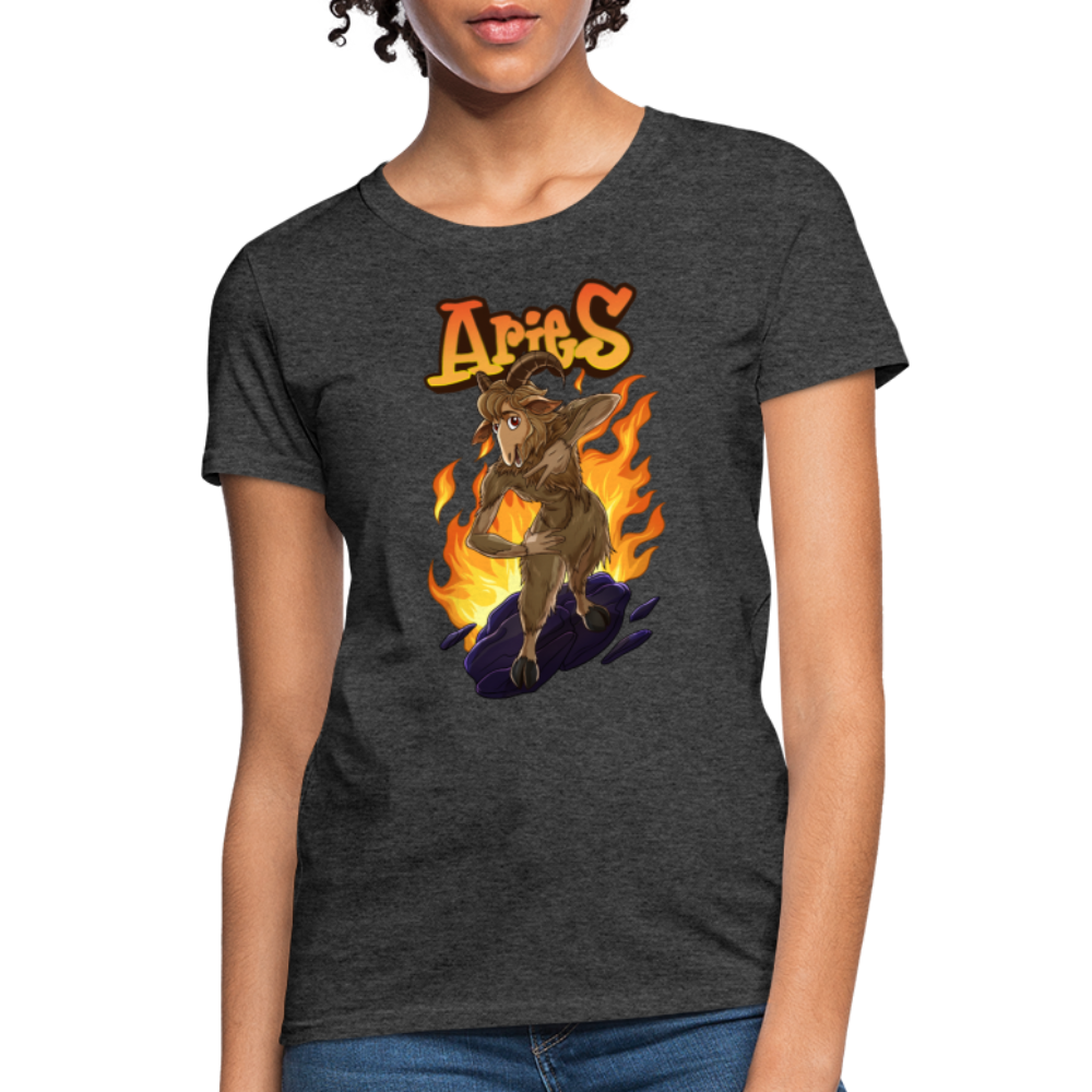 Women's Aries Narihndrab T-Shirt - heather black