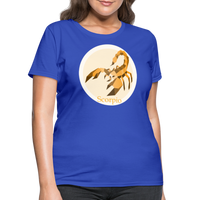 Thumbnail for Women's Mosaic Scorpio T-Shirt - royal blue