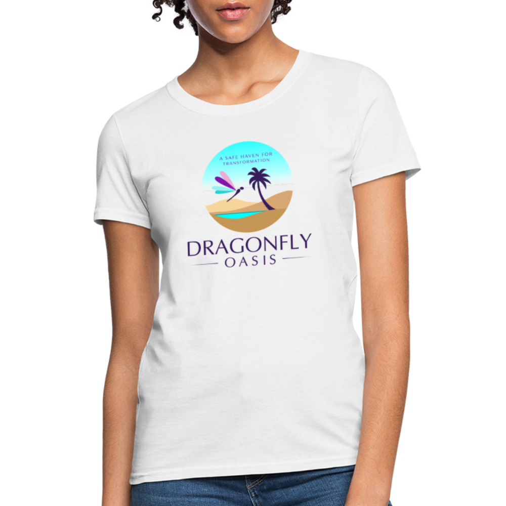 Women's Dragonfly Oasis V.1 Capricorn T-Shirt - white