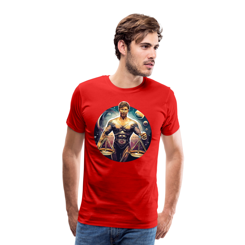 Men's Mythical Libra Premium T-Shirt - red