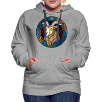 Thumbnail for Women’s Mythical Capricorn Premium Hoodie - heather grey