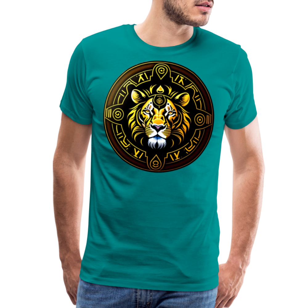 Men's Mythical Leo Premium T-Shirt - teal