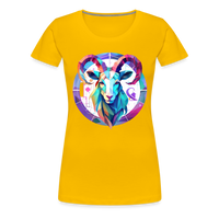 Thumbnail for Women’s Mythical Aries Premium T-Shirt - sun yellow