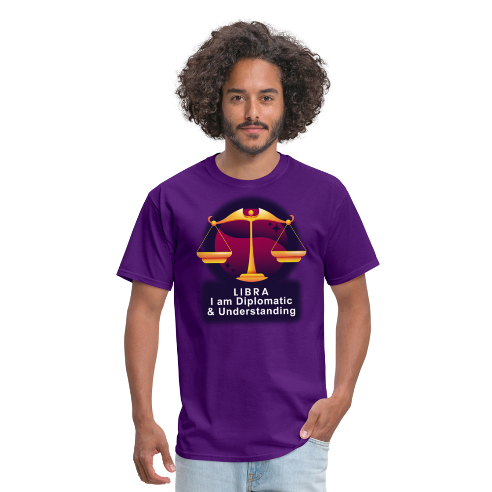 Men's Glow Libra Classic T-Shirt - purple