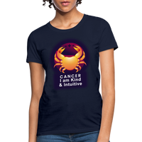 Thumbnail for Women's Glow Cancer T-Shirt - navy