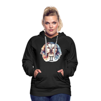 Thumbnail for Women’s Mythical Gemini Premium Hoodie - black