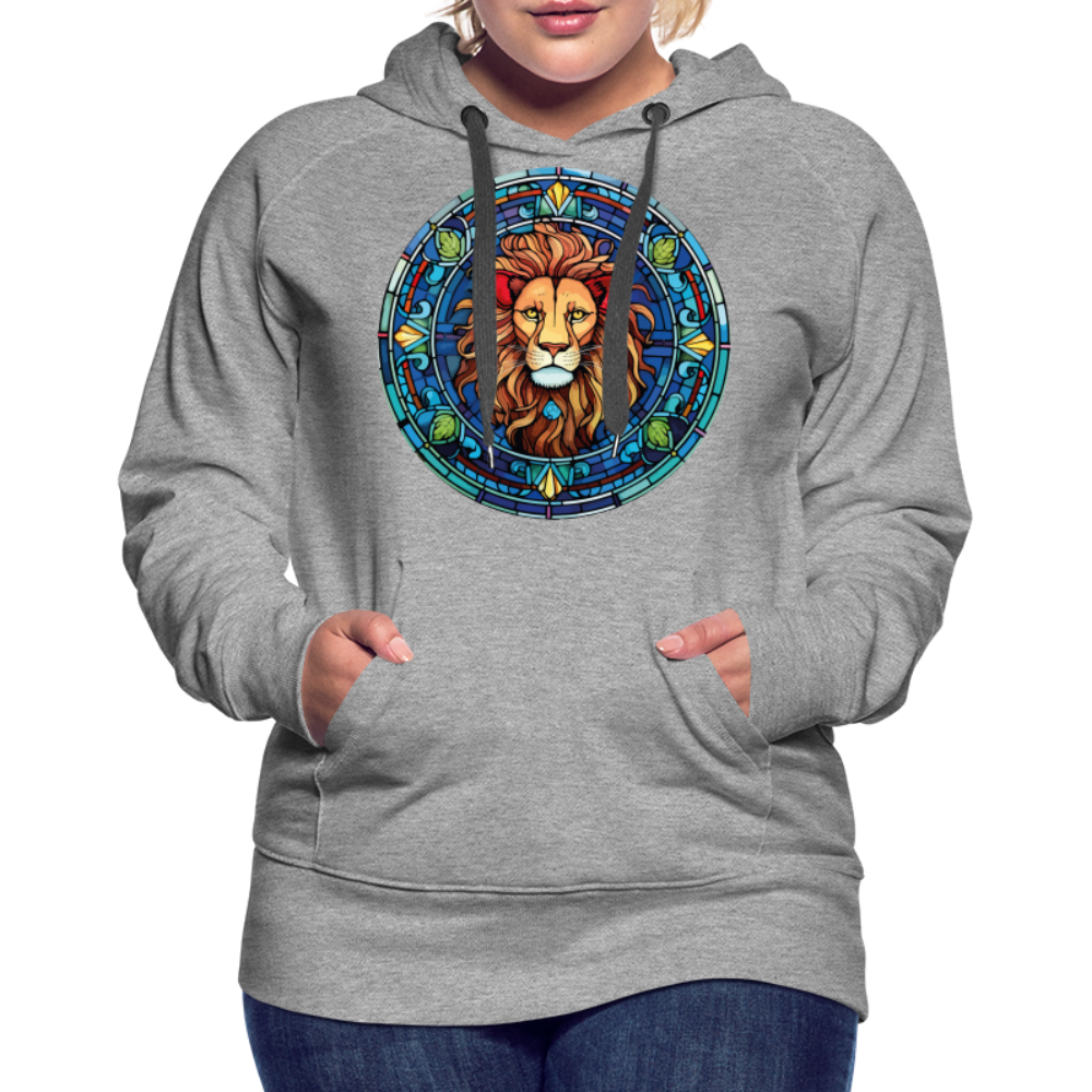 Women’s Mosaic Leo Premium Hoodie - heather grey